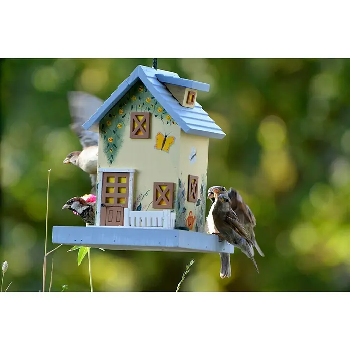 Dobar Vogelhaus Sommer - 18 x 18 x 23 cm - Stimmungsaufnahme