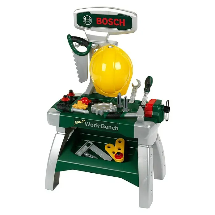 Klein Bosch Kinder-Werkbank Junior - 49 x 29 x 71 cm - Vorderansicht