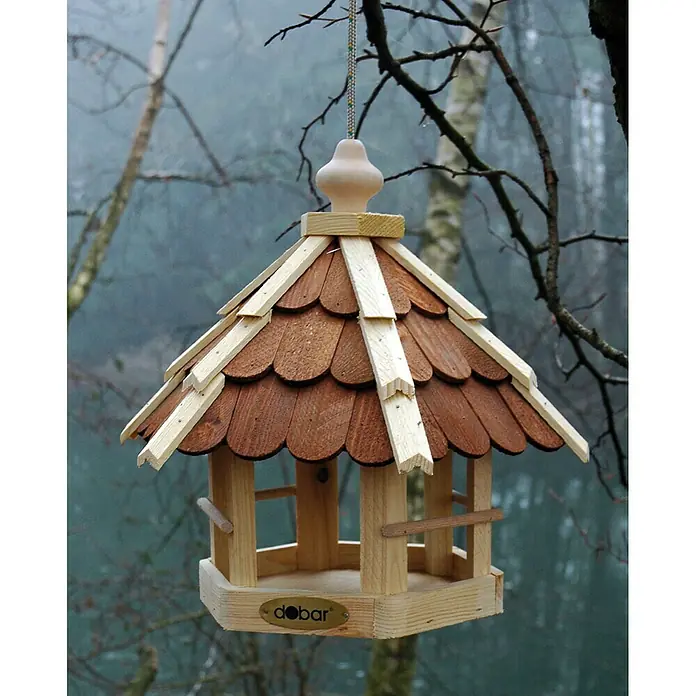 Dobar Vogelhaus - 33 x 29 x 36 cm, Natur/Braun - Stimmungsaufnahme