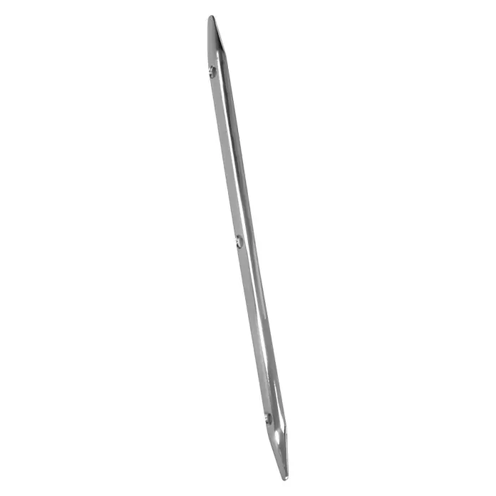 Marinetech Letvica za ribanje - D x Š: 200 x 20 mm, Šuplje, Plemeniti čelik, A2 - Pogled odozgo