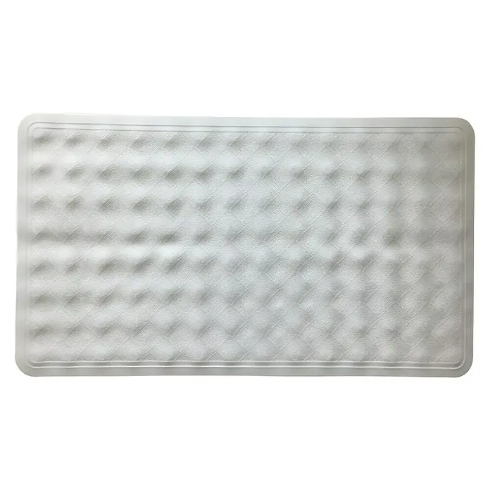 Camargue Podloga za kadu Saana - 69 x 40 cm, PVC, Bijele boje - Pogled sprijeda