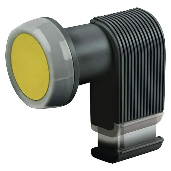 Schwaiger Twin-LNB - 2-fach, 0,2 dB, 40 mm, Anthrazit - Vorderansicht