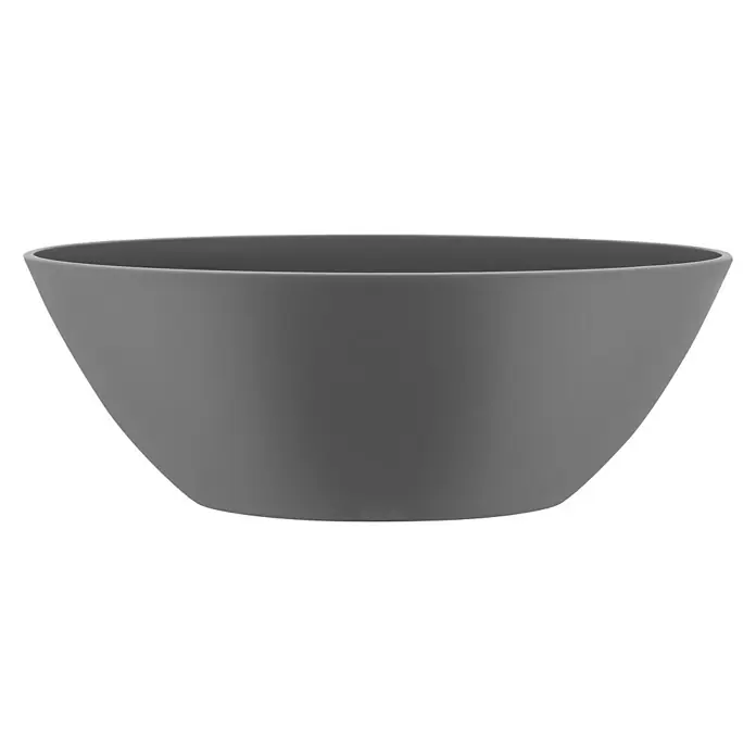Elho Brussels Ukrasna posuda - Vanjska dimenzija (D x Š x V): 20,5 x 13,6 x 10,4 cm, Plastika, Antracit - Pogled odozgo