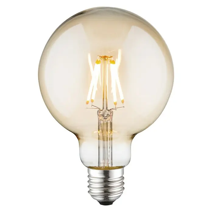 Home Sweet Home LED žarulja Amber - 4 W, E27, Topla bijela, G95 - Pogled sprijeda