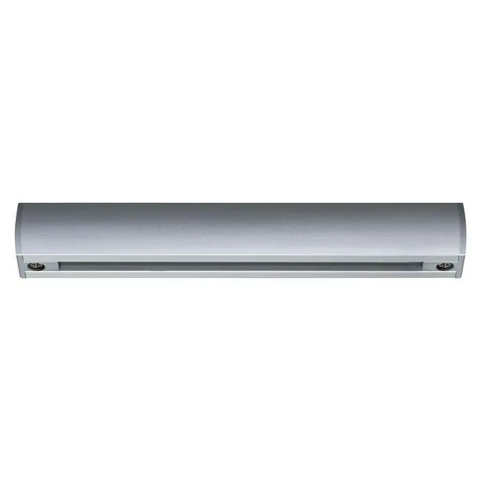 Paulmann URail Schiene - 10 cm, Metall, Chrom matt - Vorderansicht