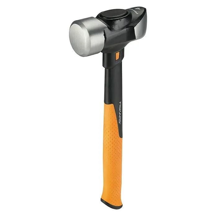 Fiskars Fäustel L - Gewicht Kopf: 1.800 g, Material Stiel: Glasfaserverstärkter Kunststoff (GfK) - Linke Seitenansicht