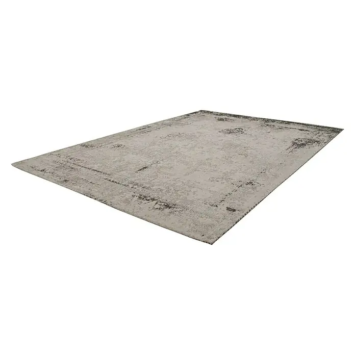 Kayoom Teppich Select 275 - Anthrazit, L x B: 230 x 160 cm, 50% Baumwolle, 50% Polyester Chenille - Ansicht von oben
