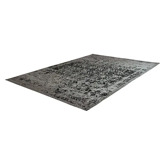 Kayoom Teppich Sunny 300 - Beige/Schwarz, 150 x 80 cm, 100% Polyester - Ansicht von oben