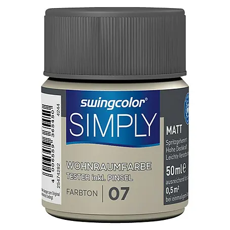 swingcolor  Boja za zid SIMPLY Tester