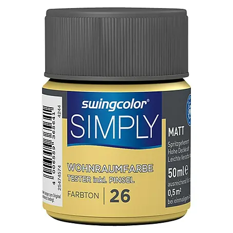swingcolor  Boja za zid SIMPLY Tester