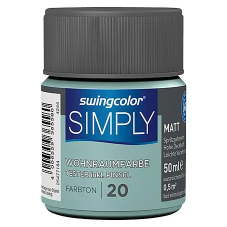swingcolor  Boja za zid SIMPLY Tester