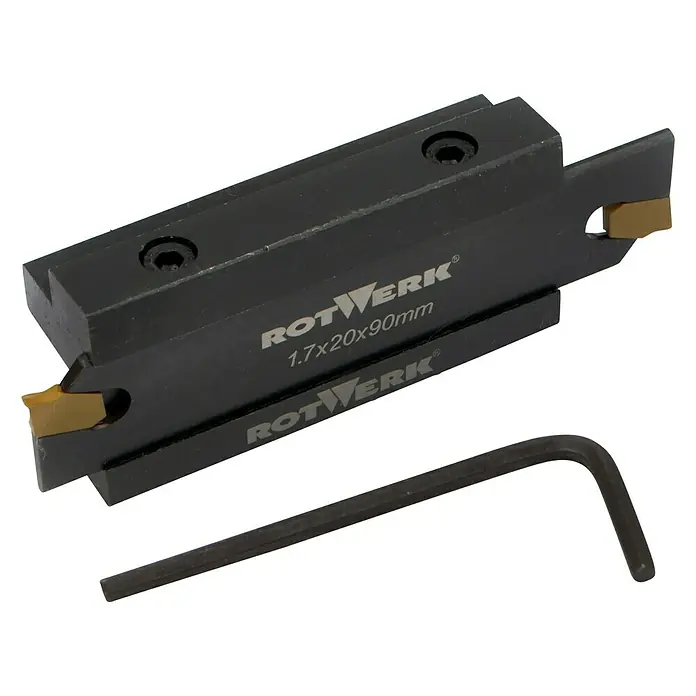 Rotwerk Abstechhalter - Schaftart: 8 x 8 mm, Ausstattung: TiN-beschichtete Hartmetallplatten - Vorderansicht