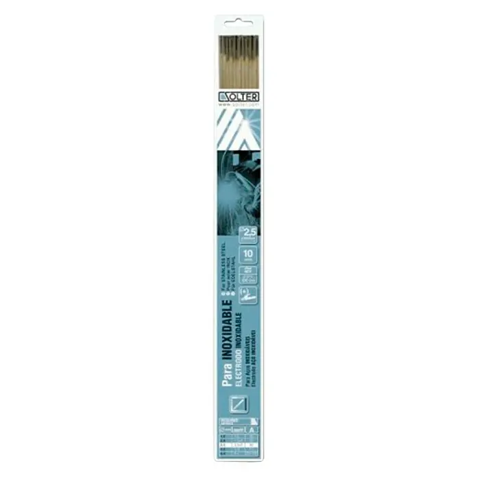 Solter Electrodo para acero inoxidable - Diámetro: 2,5 mm, Intensidad de corriente: 40 A - 60 A, 10 ud.