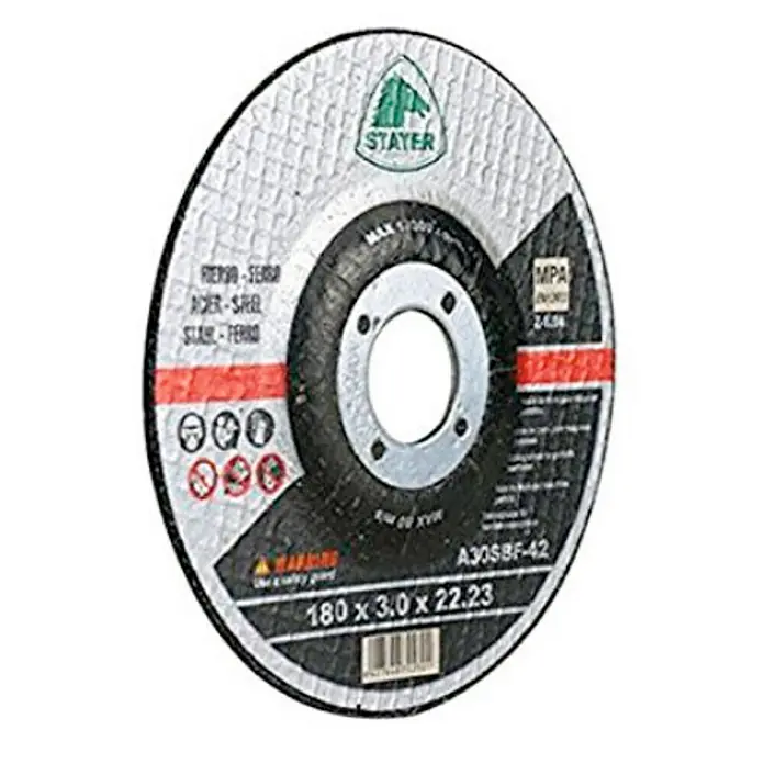 Stayer Disco de desbaste - Diámetro disco: 180 mm, Espesor disco: 3 mm, Apto para: Metal