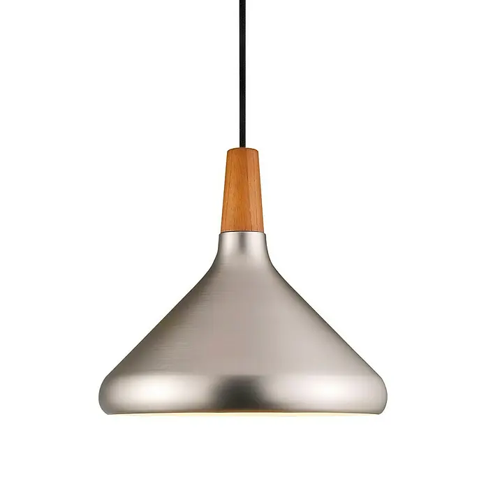 Nordlux Lámpara colgante redonda Float - 60 W, Ø x Al: 270 mm x 327 cm, Acero, E27