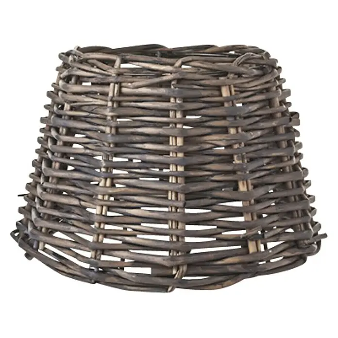 Home Sweet Home Lampenschirm Roseau - 20 cm, Dunkelbraun, Rattan, Oval