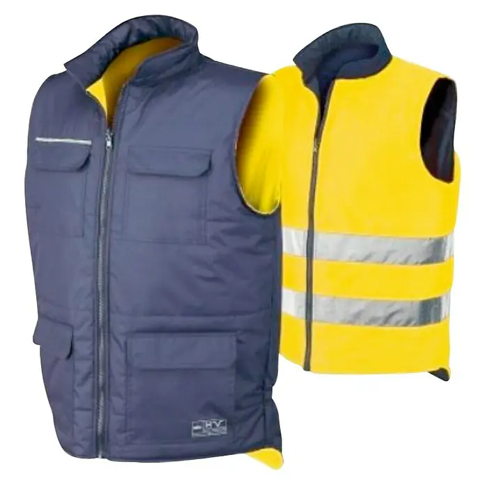 Industrial Starter Chaleco de seguridad Reverse - XL, Azul/Amarillo