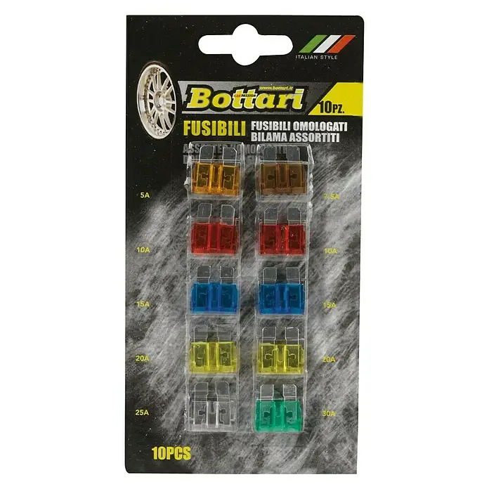 Fusible de clavija plana Mini - 10 pzs.