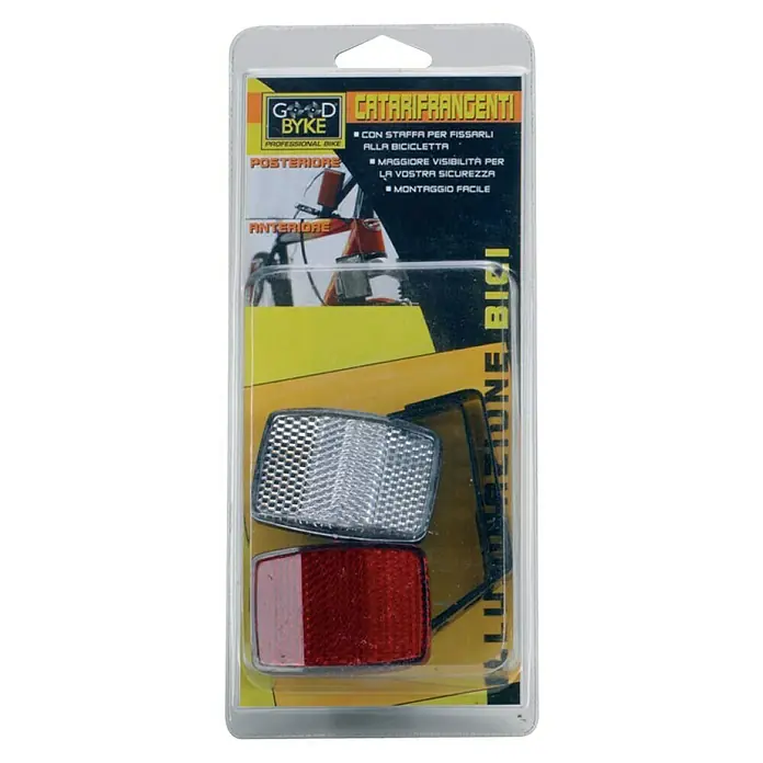 Catadióptrico - Blanco, Rojo, 2 uds.