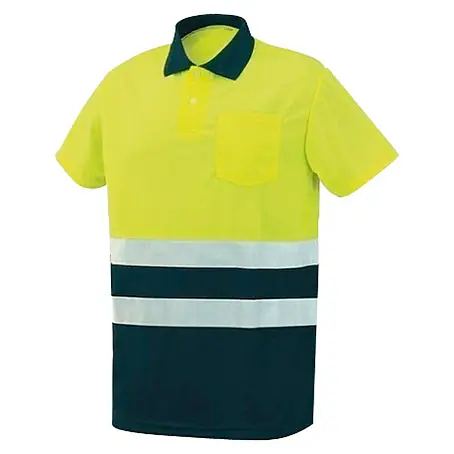 Industrial Starter  Polo de alta visibilidad manga corta