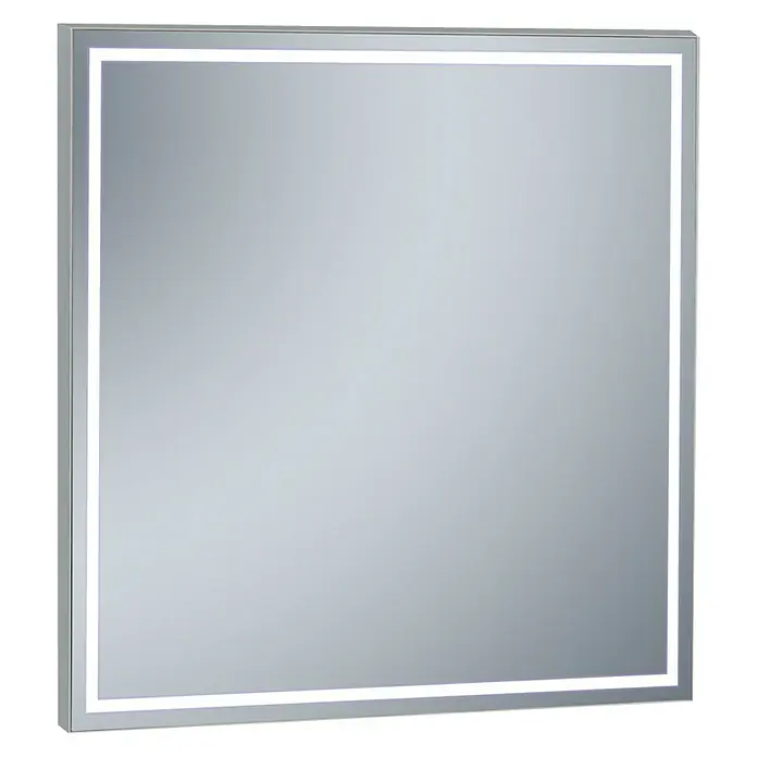 Camargue Espejo con luz LED Lisbeth - An x Al: 80 x 80 cm, Transformador