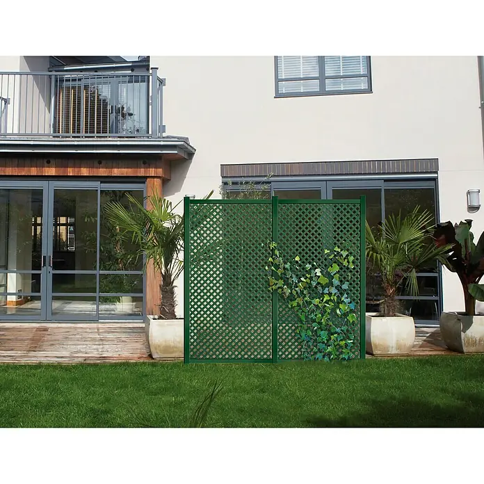 Celosía Privat - An x Al: 1 x 2 m, Verde