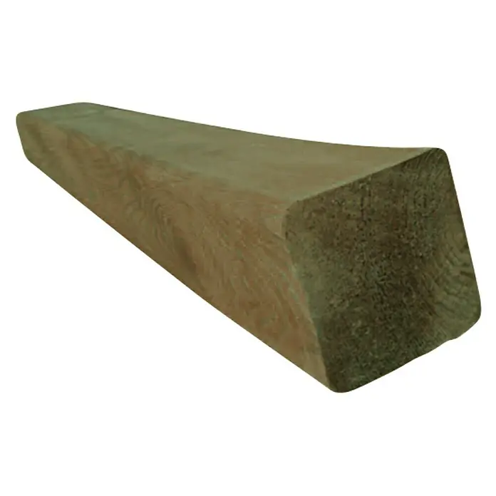Poste de madera - L x An x Al: 250 x 8,9 x 8,9 cm, Pino, Marrón