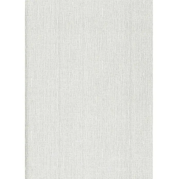 Papel pintado Básico blanco y gris - Blanco/gris, Liso, 10 x 0,53 cm