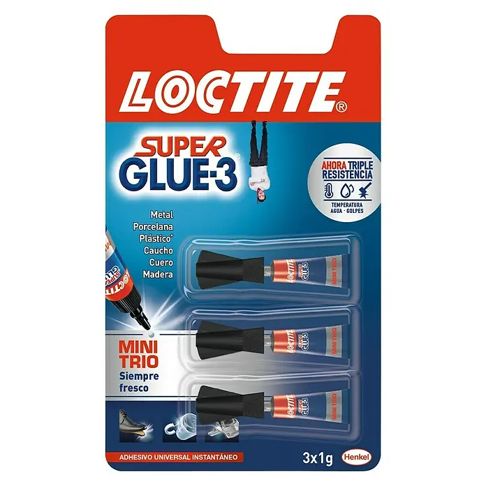 Loctite Pegamento universal Super Glue-3 - 1 g