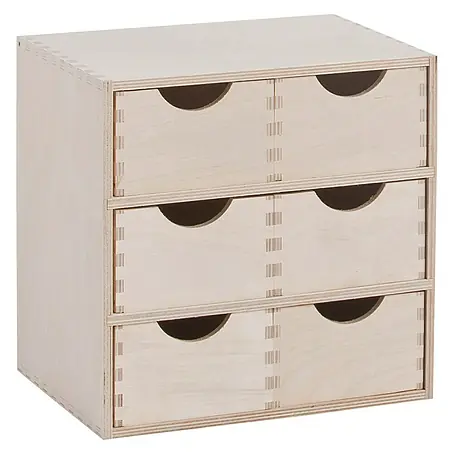 Zeller Present  Cajonera con 6 cajones