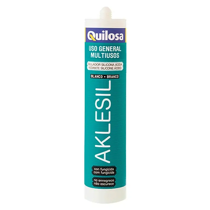Quilosa Silicona Aklesil - Blanco, 280 ml