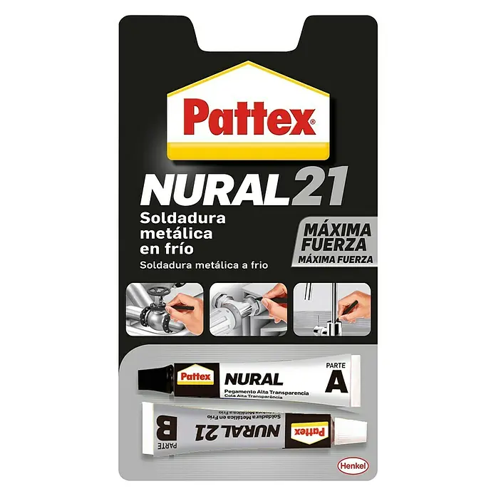 Pattex Adhesivo bicomponente Nural 21 metal - 22 ml