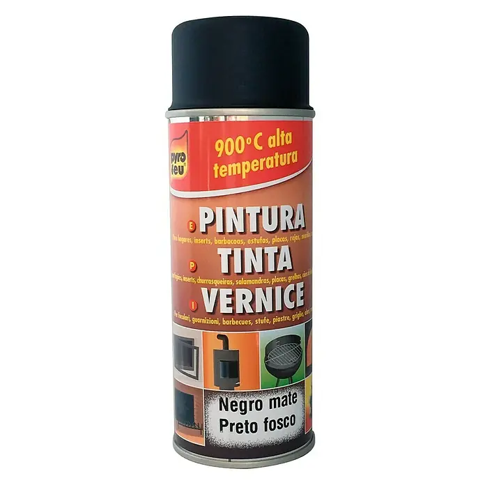 Spray térmico - Negro, 400 ml
