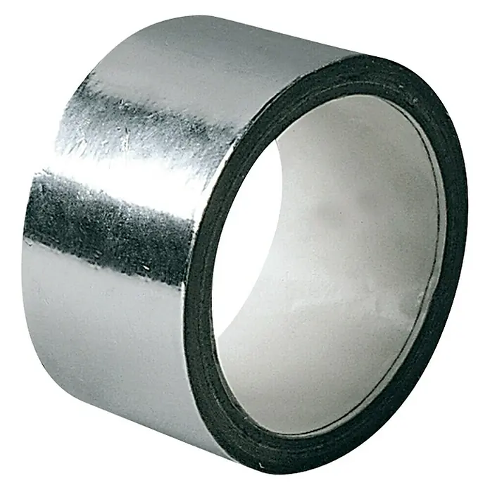 Cinta de aluminio para sellar - Plateado, L x An: 50 m x 5 cm