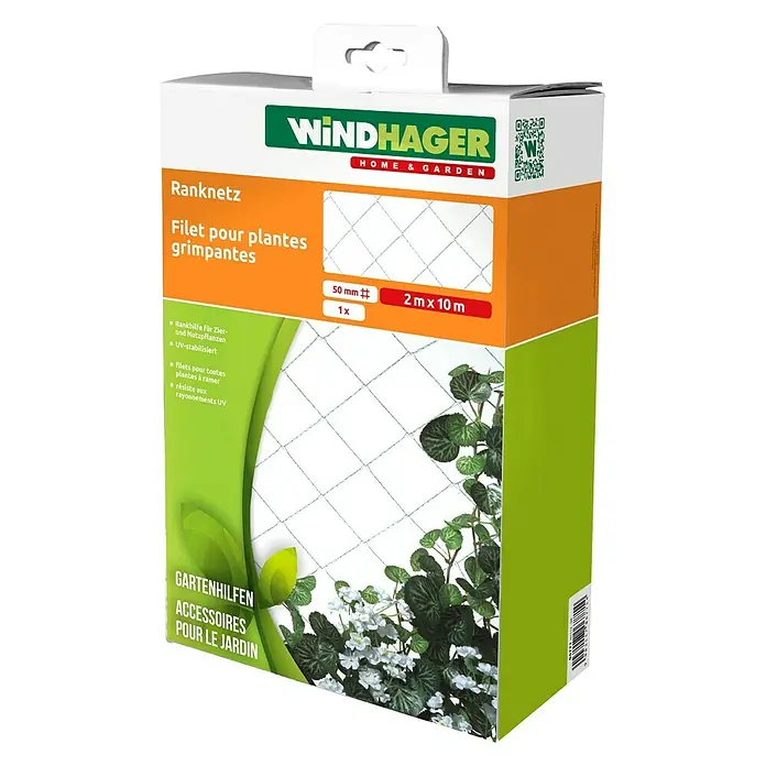 Windhager Rankhilfe - 10 x 2 m, Kunststoff - Rechte Seitenansicht