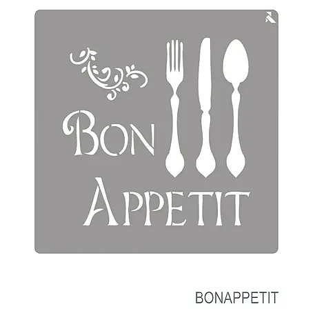 La Pajarita  Plantilla decorativa Stencil Bon Apetit