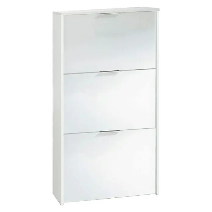 Zapatero Blanco - L x An x Al: 22 x 60 x 113 cm, Blanco