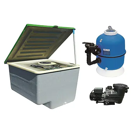 Caseta enterrada 600, 1CV, Crema
