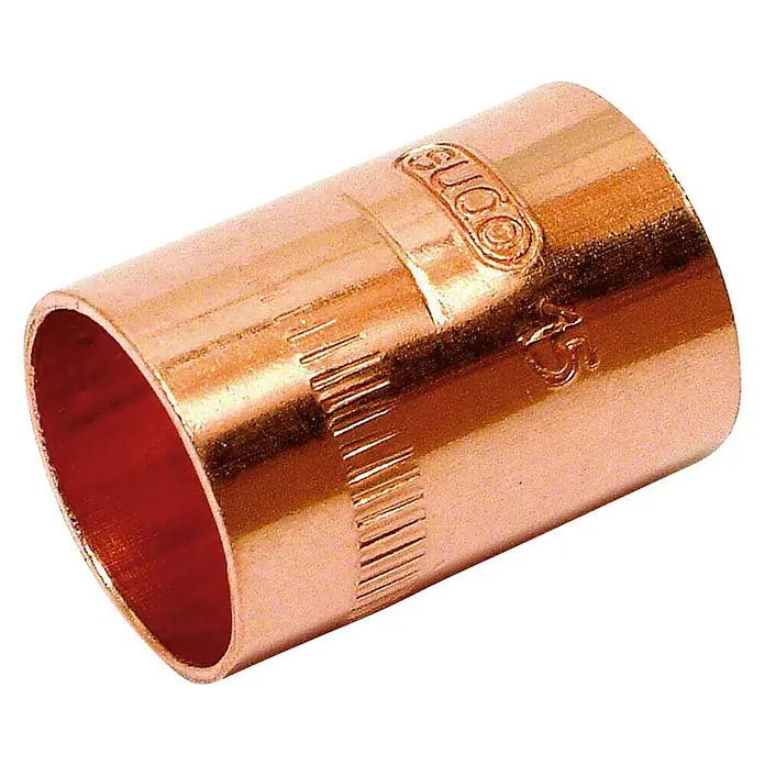 Manguito de cobre - 12 mm, 2 uds.