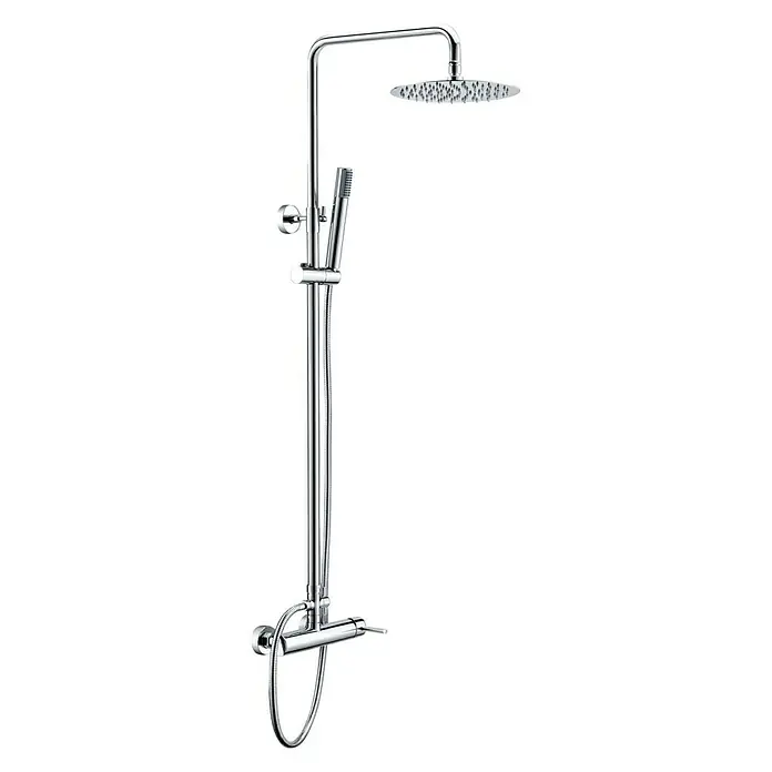 Imex Sistema de ducha Milán - Con grifo monomando, Número de tipos de chorro: 1 ud., Cromo
