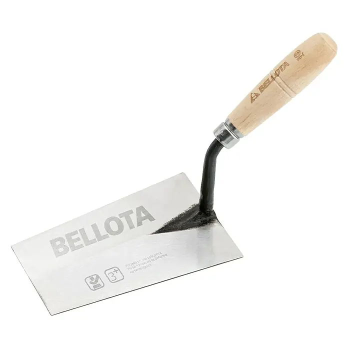 Bellota Paleta de albañilería 5844-A - Largo: 180 mm, Material paleta: Acero de calidad galvanizado