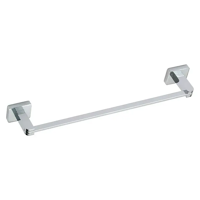 MSV Bari Toallero de barra - Largo: 48 cm, 1 brazo, Cromo, Brillante