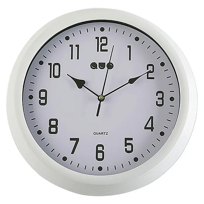 Reloj de pared redondo Rund - Negro/blanco, Diámetro: 28 cm