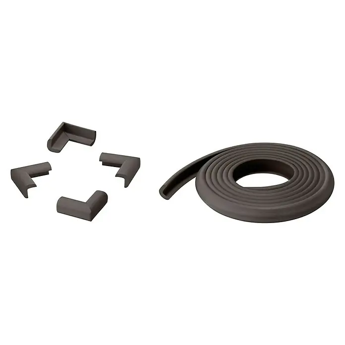 Inofix Protector para esquina 5004-4- - Marrón, 5 piezas