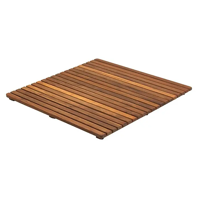 Tarima de baño Teca - 71 x 71 cm, Teca