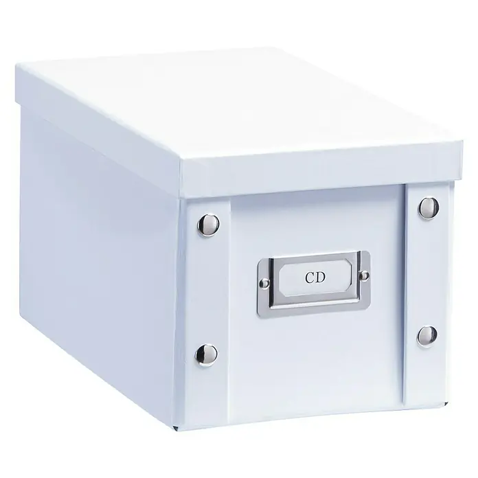 Zeller Present Caja de almacenaje para CDs - 16,5 x 28 x 15 cm