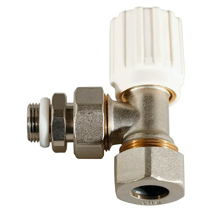 Válvula para radiador para tubo multicapa en envase - ⅜″, 16 mm