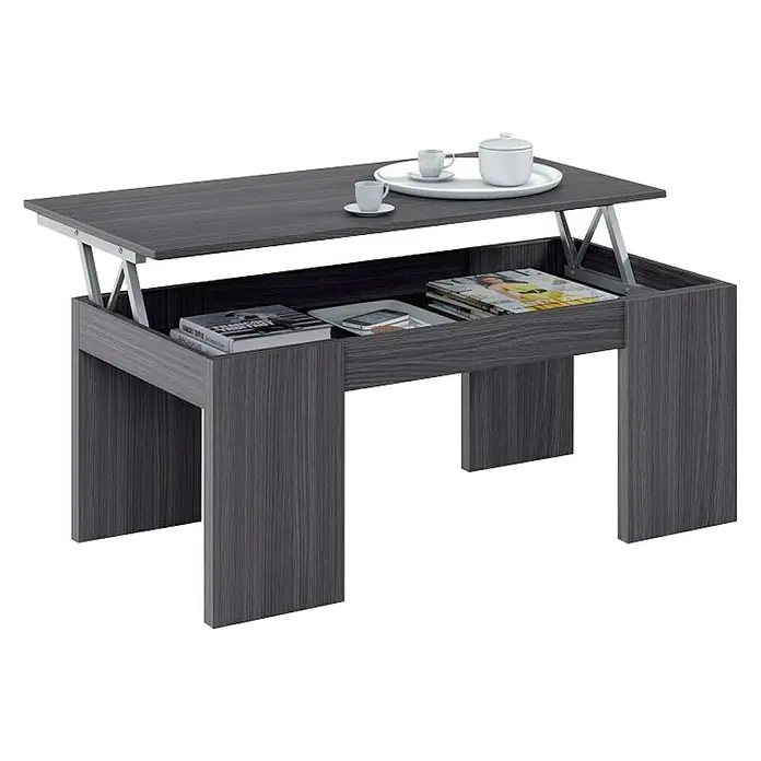 Mesa de centro Kendra - L x An x Al: 50 x 100 x 42 cm, Gris