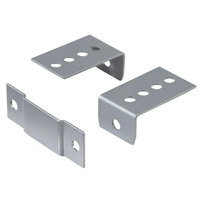 Wolfcraft Juego de fijación de pared - 3 piezas, Acero