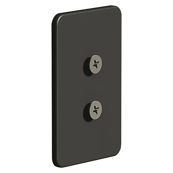 Creabath Placa de fijación adhesiva Soul Black - L x An: 0,4 x 4,5 cm